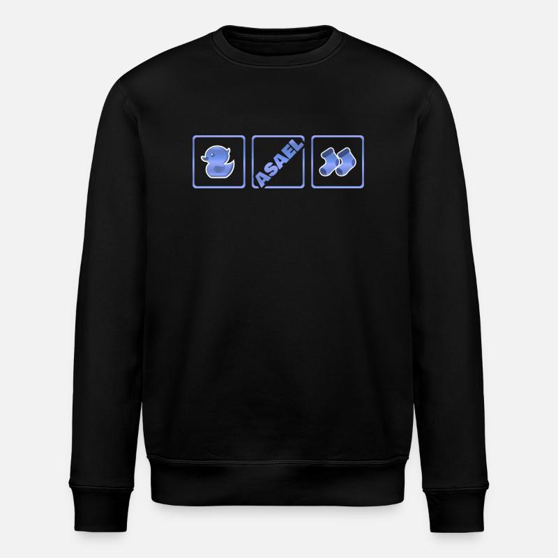 Asael als Geburt - Stanley/Stella Unisex Bio-Sweatshirt ROLLER - Schwarz