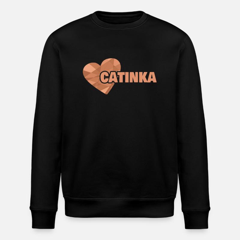 Catinka as a given name - Stanley/Stella ROLLER Unisex Organic Sweatshirt - black