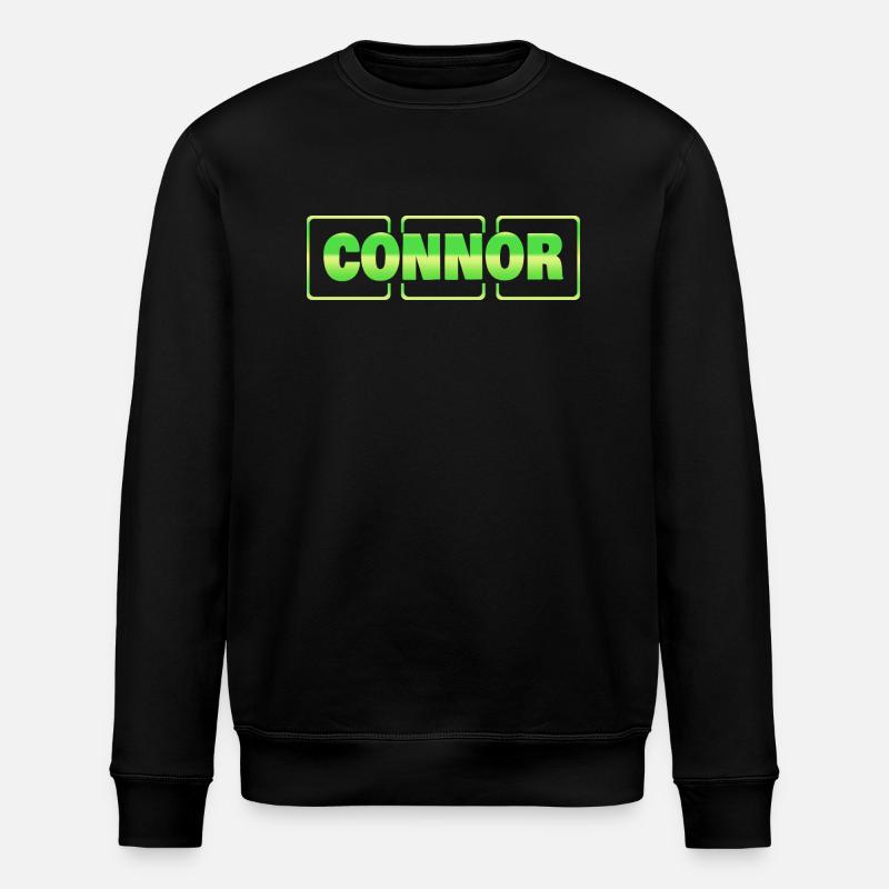 Connor als Geschenkidee - Stanley/Stella Unisex Bio-Sweatshirt ROLLER - Schwarz