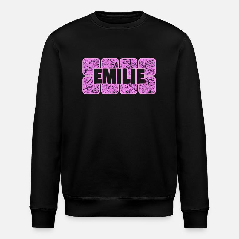 Ehefrau Emilie - Stanley/Stella Unisex Bio-Sweatshirt ROLLER - Schwarz