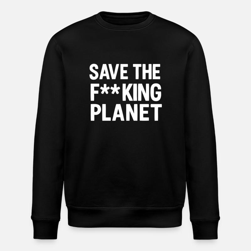 Sauvez la de planète blanche - Sweat bio ROLLER Stanley/Stella Unisexe - noir