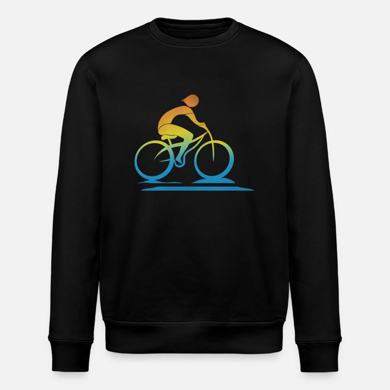 Cyclist - Stanley/Stella ROLLER Unisex Organic Sweatshirt - black