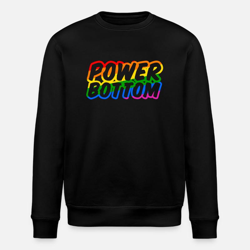 Power Bottom Shirt - Stanley/Stella Unisex Bio-Sweatshirt ROLLER - Schwarz