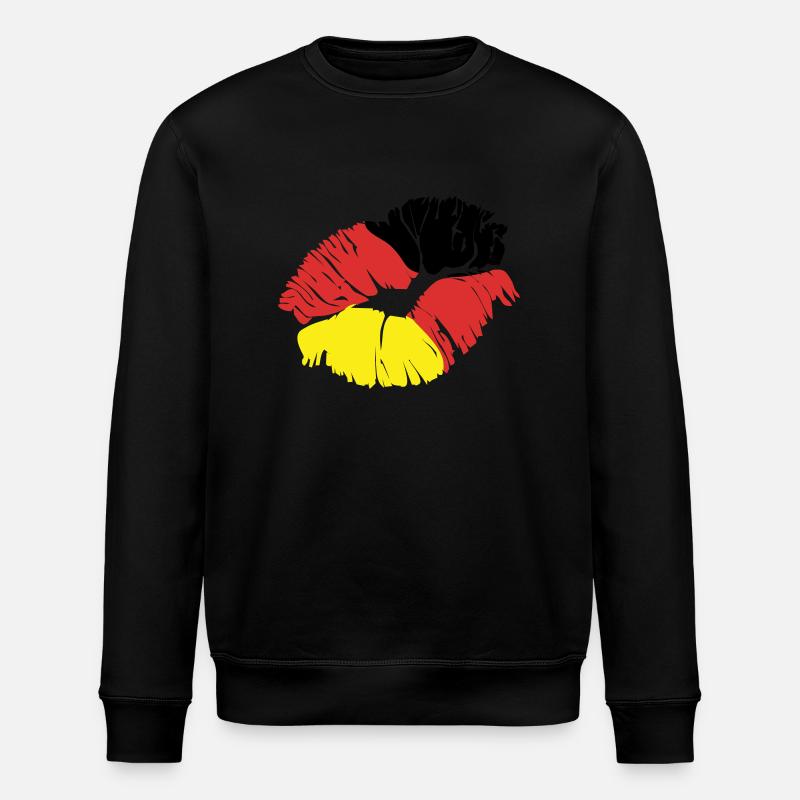 bisou allemagne - Sweat bio ROLLER Stanley/Stella Unisexe - noir
