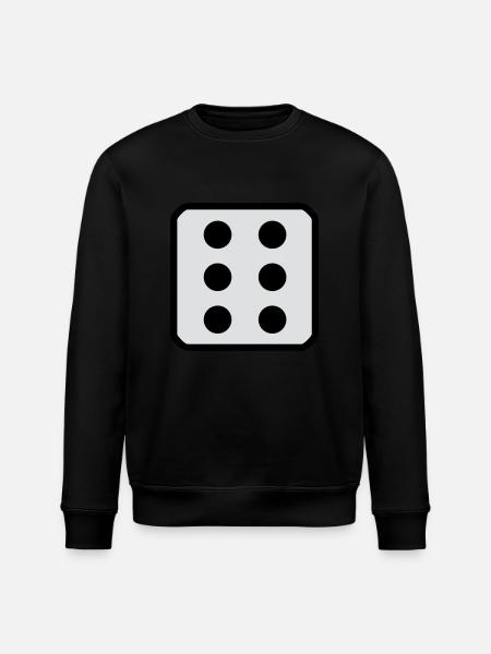 Würfel 6 - Stanley/Stella Unisex Bio-Sweatshirt ROLLER - Schwarz