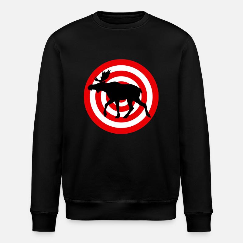 Chasse à l'orignal - Sweat bio ROLLER Stanley/Stella Unisexe - noir