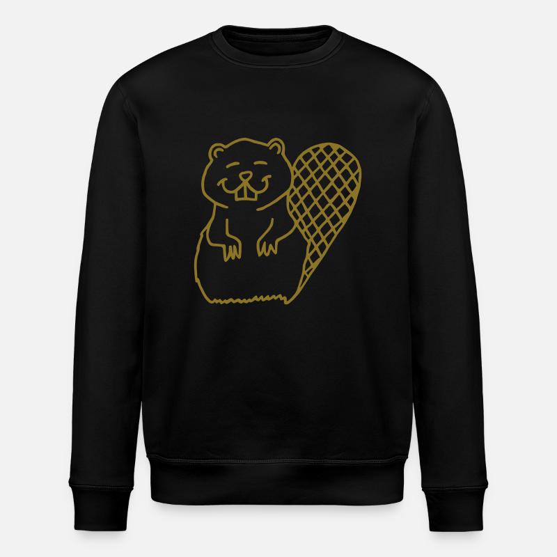 castor - Sweat bio ROLLER Stanley/Stella Unisexe - noir