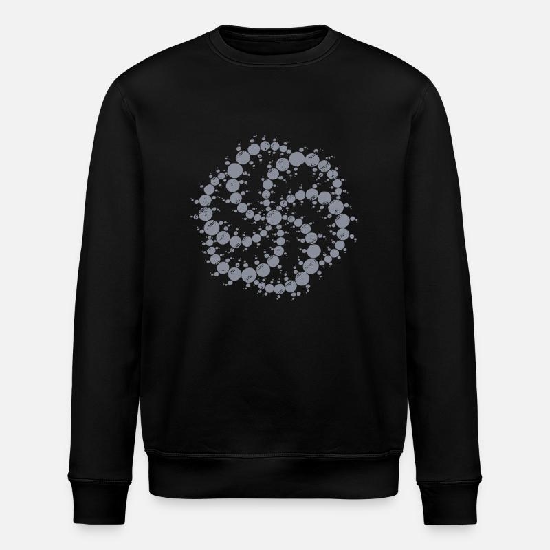crop circle - Stanley/Stella Unisex Bio-Sweatshirt ROLLER - Schwarz