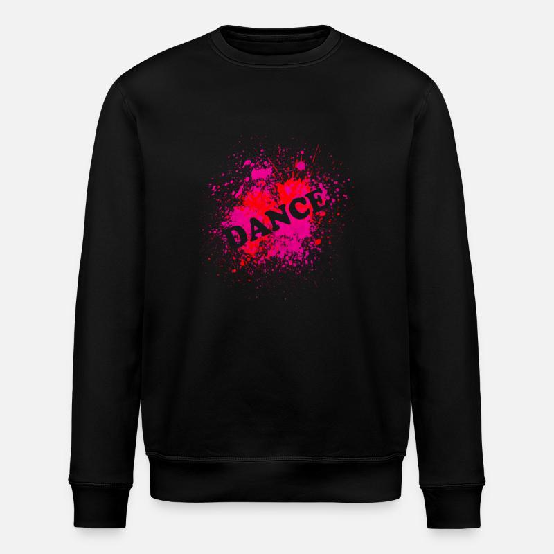 Dance Splat - Stanley/Stella ROLLER Unisex Organic Sweatshirt - black
