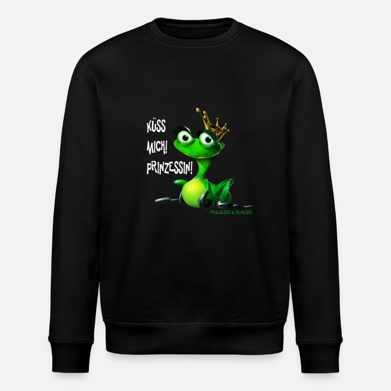 Froschkönig - Stanley/Stella Unisex Bio-Sweatshirt ROLLER - Schwarz