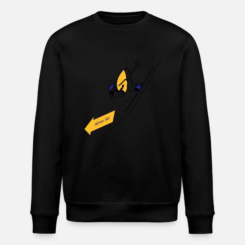 "Apres ski" by Claudia-Moda - Stanley/Stella ROLLER Unisex Organic Sweatshirt - black