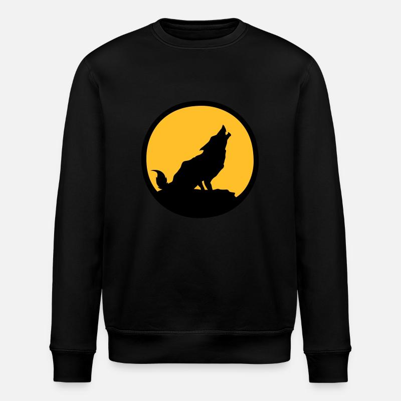 loup - Stanley/Stella Unisex Bio-Sweatshirt ROLLER - Schwarz