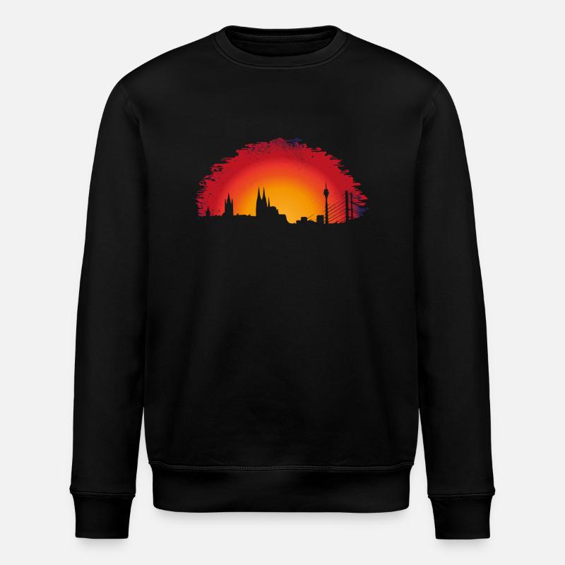 Köln - Stanley/Stella Unisex Bio-Sweatshirt ROLLER - Schwarz