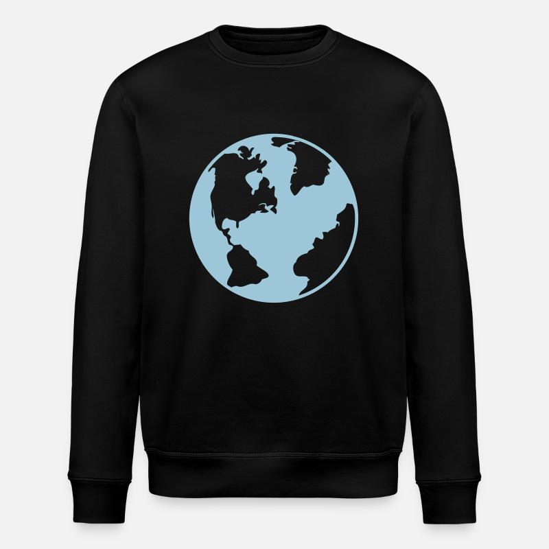 blauer planet - Stanley/Stella Unisex Bio-Sweatshirt ROLLER - Schwarz