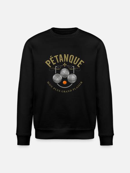 Pétanque - Stanley/Stella Unisex Bio-Sweatshirt ROLLER - Schwarz