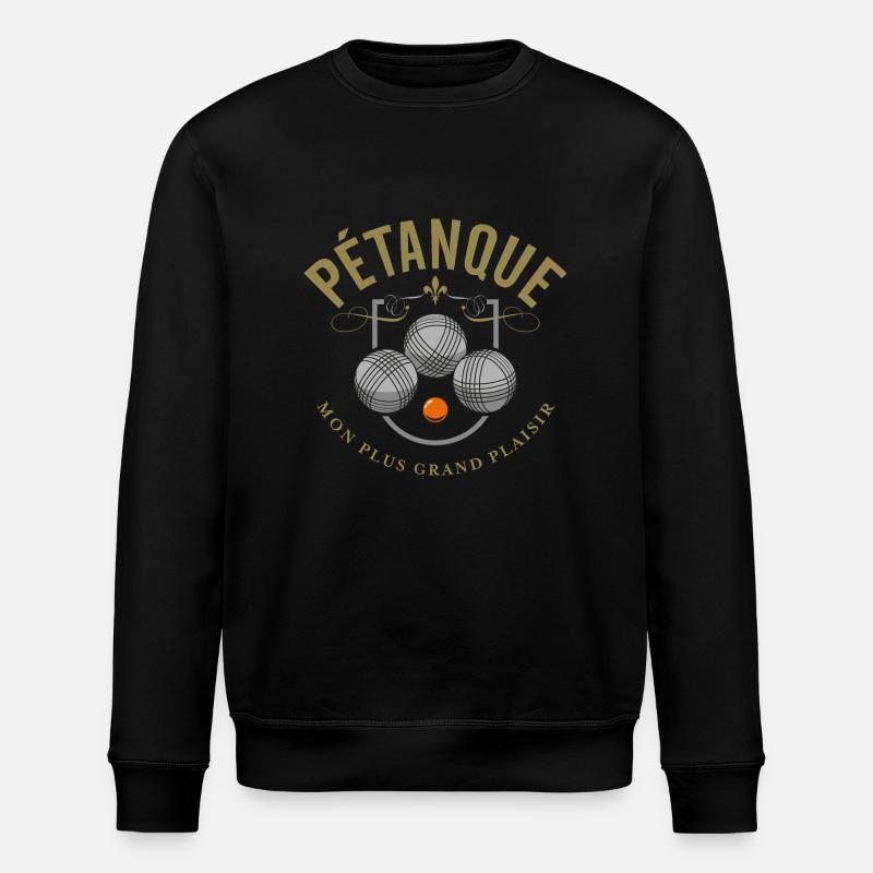 Pétanque - Stanley/Stella Unisex Bio-Sweatshirt ROLLER - Schwarz