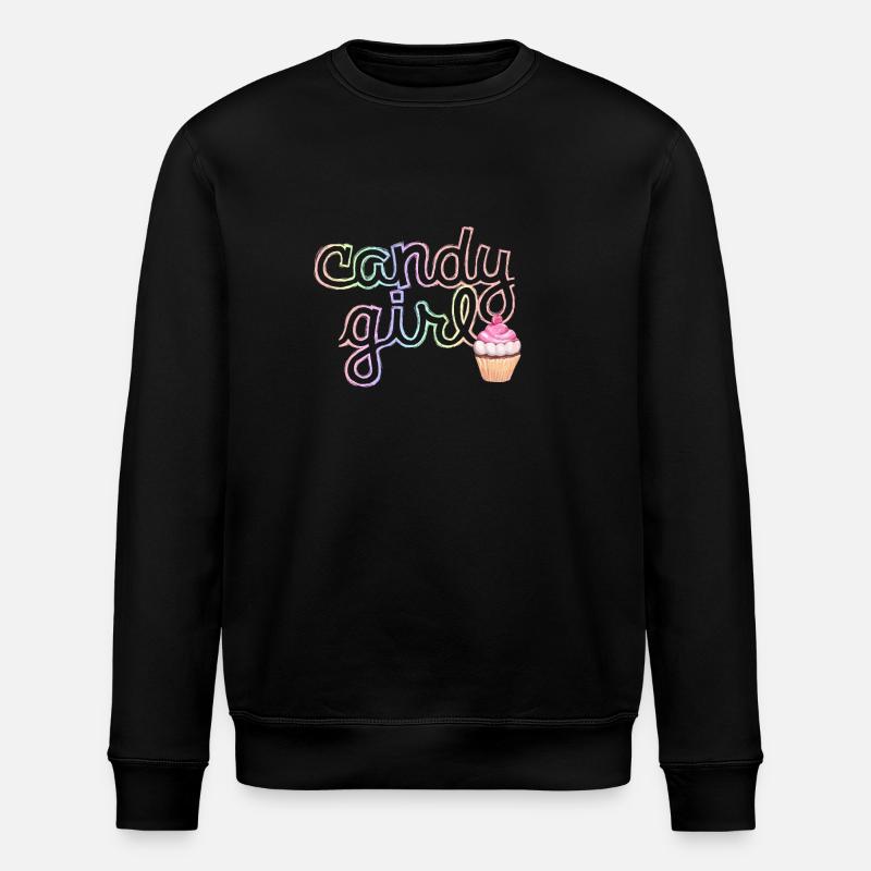 Candy Girl - Stanley/Stella Unisex Bio-Sweatshirt ROLLER - Schwarz
