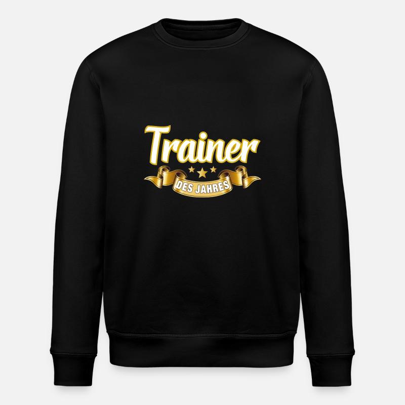 Trainer des Jahres - Stanley/Stella Unisex Bio-Sweatshirt ROLLER - Schwarz