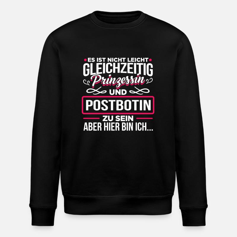 POSTBOTIN - Prinzessin - Stanley/Stella Unisex Bio-Sweatshirt ROLLER - Schwarz