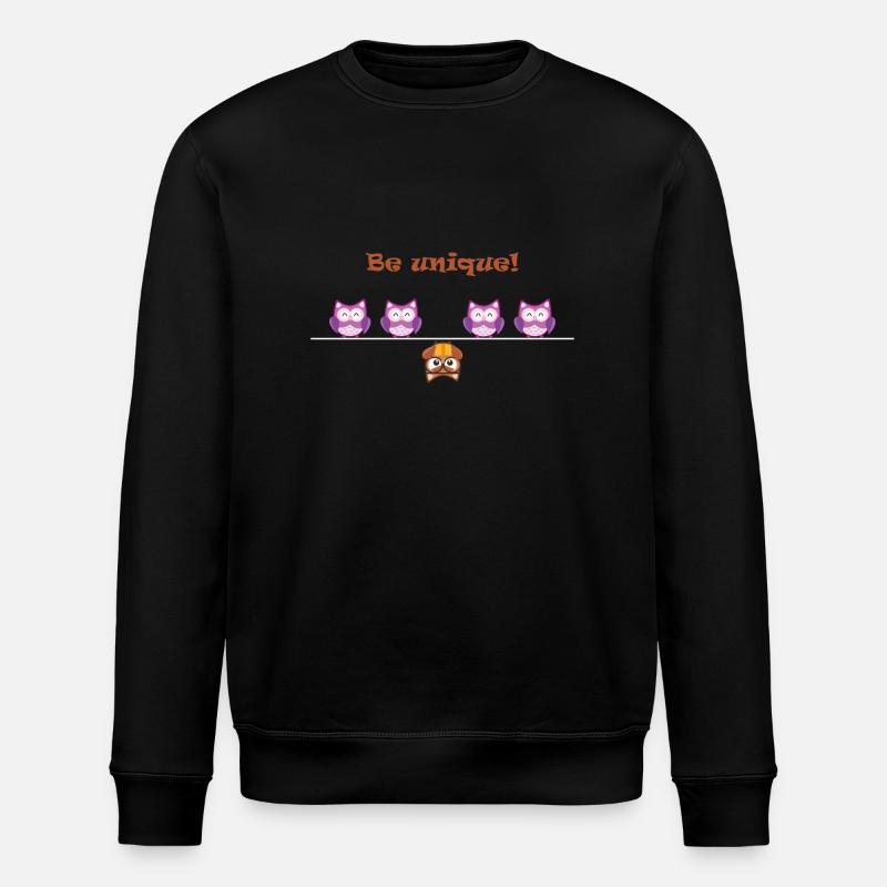 Be Different T-Shirt - Stanley/Stella ROLLER Unisex Organic Sweatshirt - black