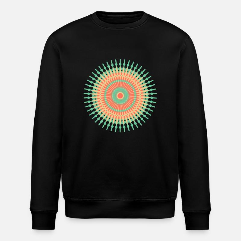 Mandala - Sweat bio ROLLER Stanley/Stella Unisexe - noir