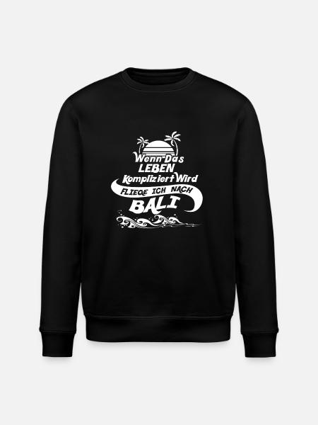 Bali Leben - Stanley/Stella Unisex Bio-Sweatshirt ROLLER - Schwarz