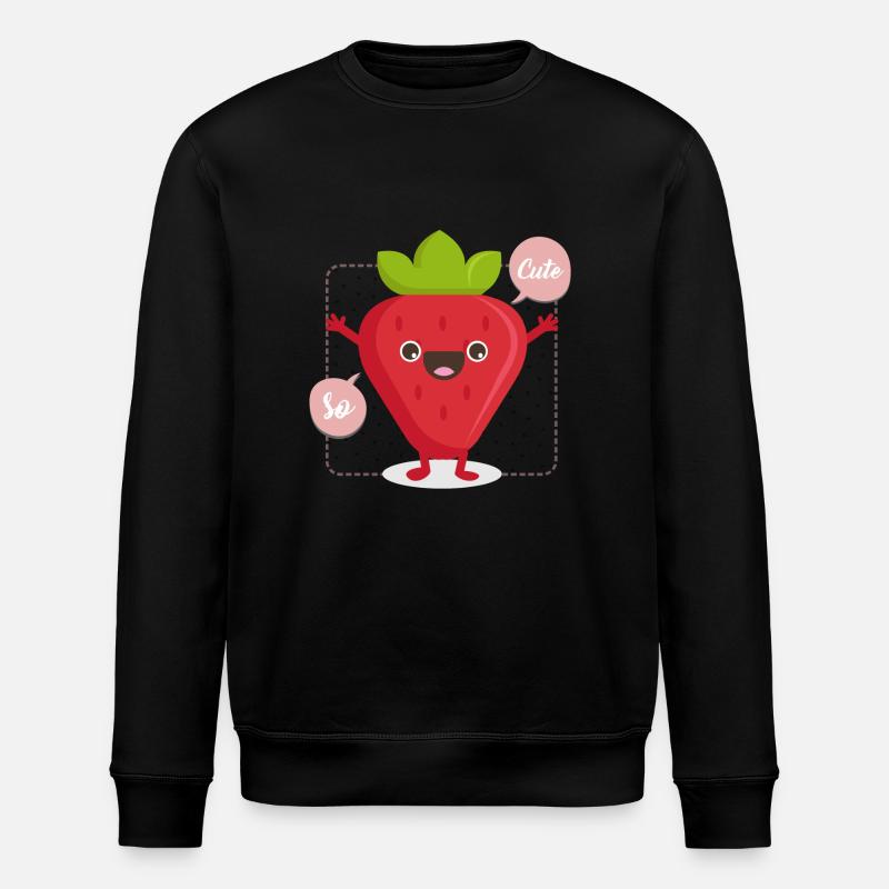 fraise so cute - Sweat bio ROLLER Stanley/Stella Unisexe - noir