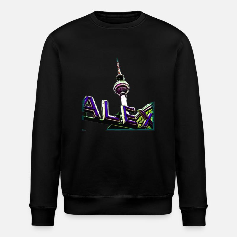 Alex Blue - Stanley/Stella ROLLER Unisex Organic Sweatshirt - black