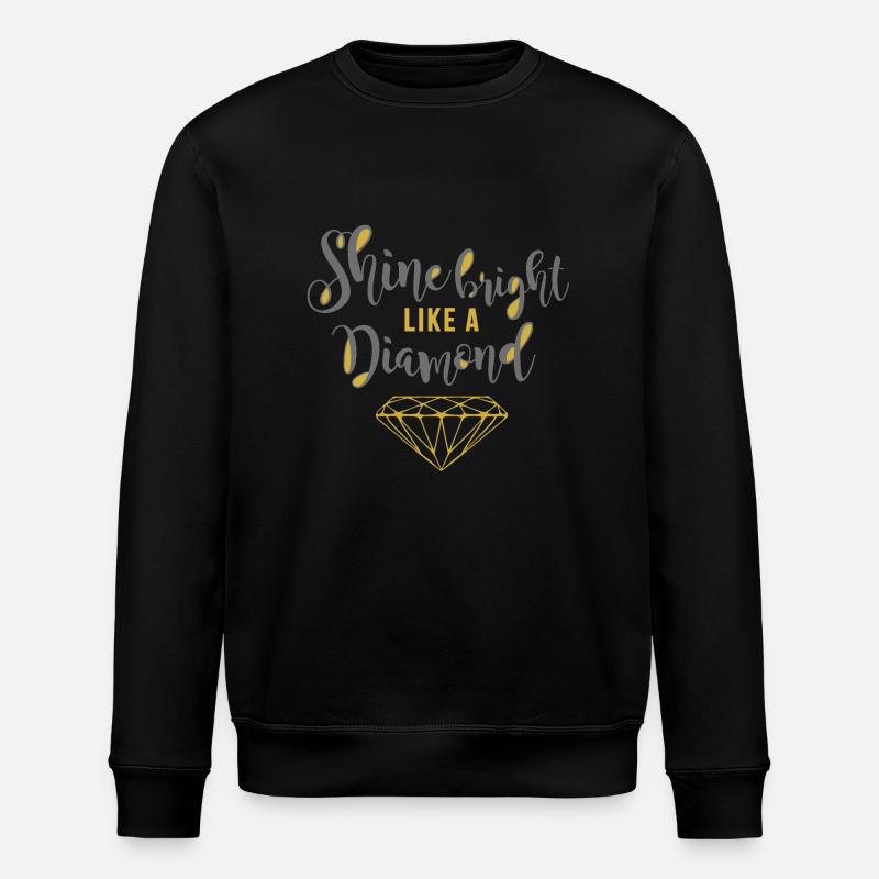 Shine Bright Diamond - Sweat bio ROLLER Stanley/Stella Unisexe - noir