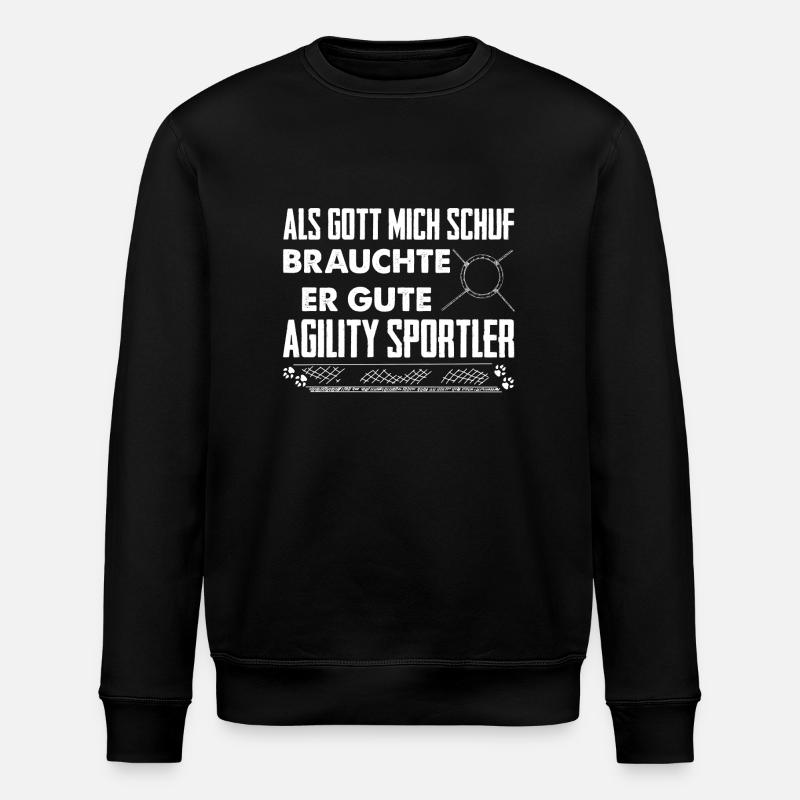 AgiSportler - Stanley/Stella Unisex Bio-Sweatshirt ROLLER - Schwarz