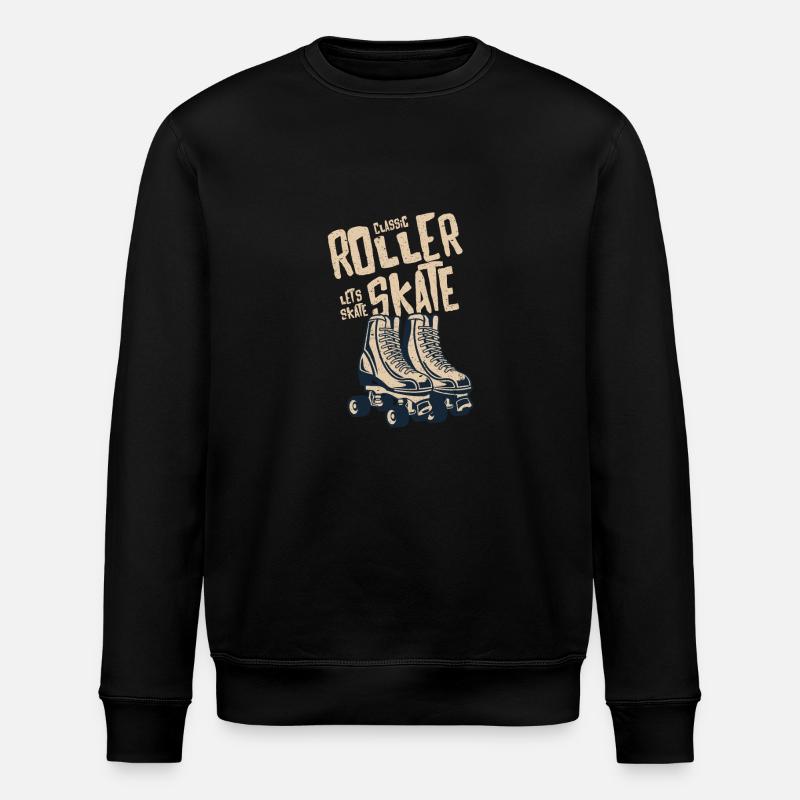 Classic Roller Skates - Stanley/Stella Unisex Bio-Sweatshirt ROLLER - Schwarz