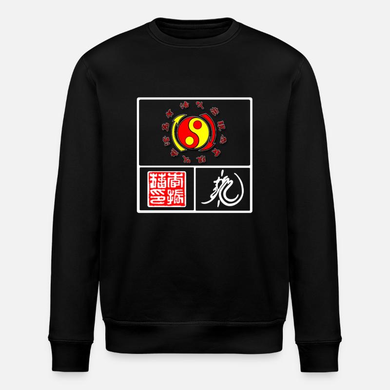 Tampon Blanc Jeet Kune Do - Sweat bio ROLLER Stanley/Stella Unisexe - noir