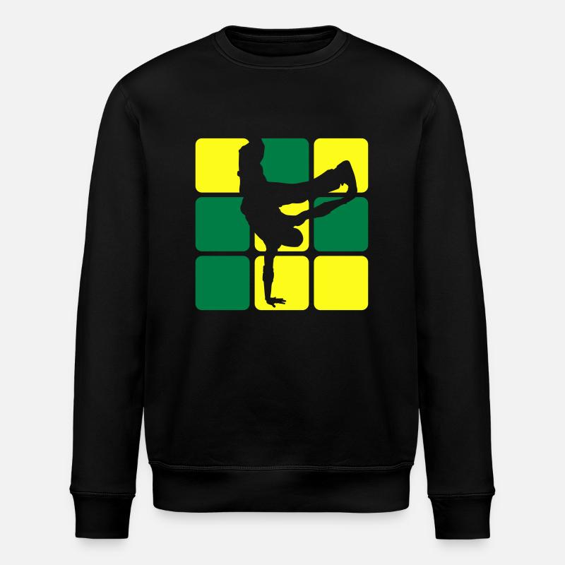 BREAKDANCE 2C 1 - Sweat bio ROLLER Stanley/Stella Unisexe - noir