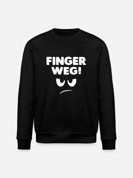 FINGER WEG - Stanley/Stella Unisex Bio-Sweatshirt ROLLER - Schwarz