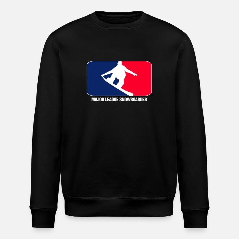 SNOWBOARDER MAJOR LEAGUE SNOWBOARDING GESCHENK - Stanley/Stella Unisex Bio-Sweatshirt ROLLER - Schwarz