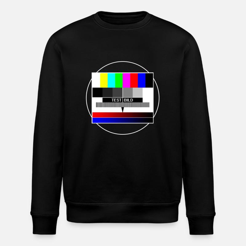 tv-testbild - Stanley/Stella ROLLER Unisex Organic Sweatshirt - black