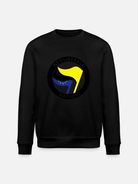 Neoliberale Aktion - Stanley/Stella Unisex Bio-Sweatshirt ROLLER - Schwarz