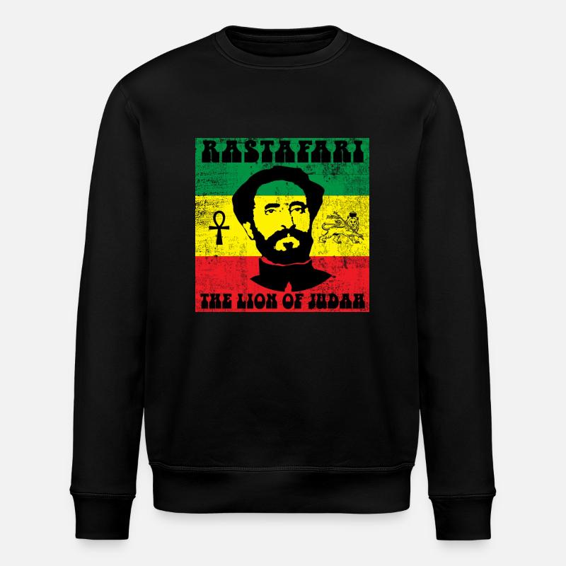 Reggae - Stanley/Stella Unisex Bio-Sweatshirt ROLLER - Schwarz