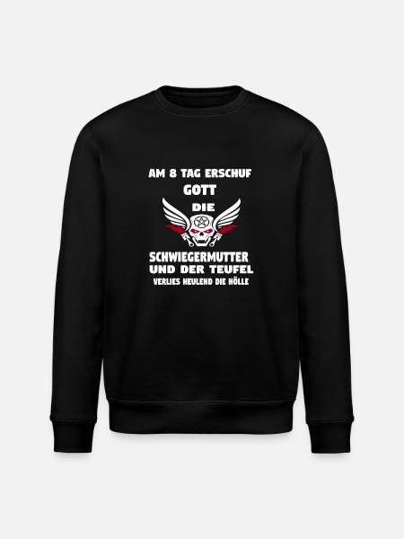 Schwiegermutte - Stanley/Stella Unisex Bio-Sweatshirt ROLLER - Schwarz