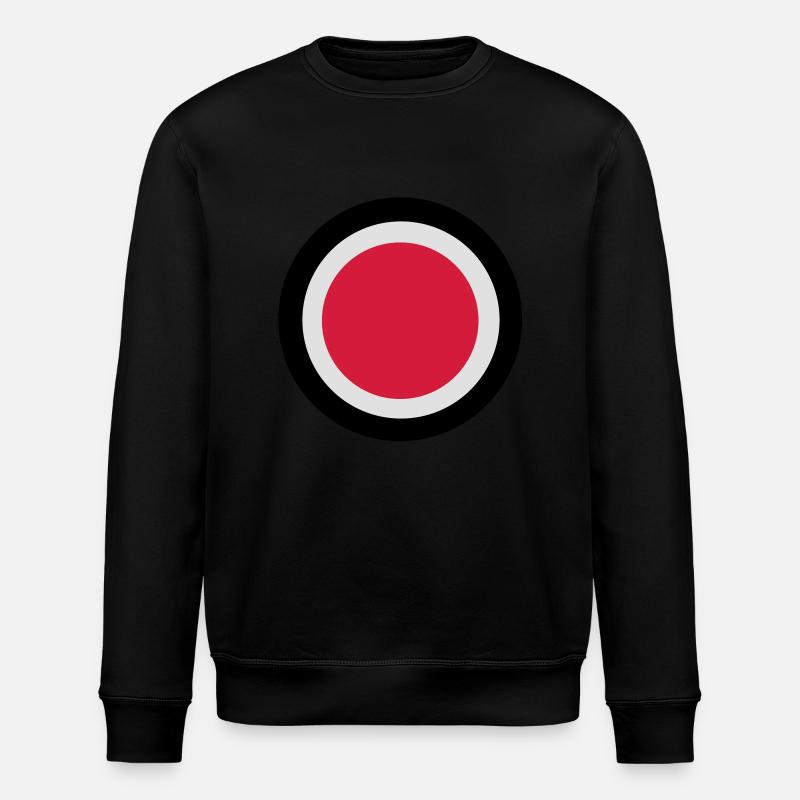 circle3_flag_vec_3 fr - Sweat bio ROLLER Stanley/Stella Unisexe - noir