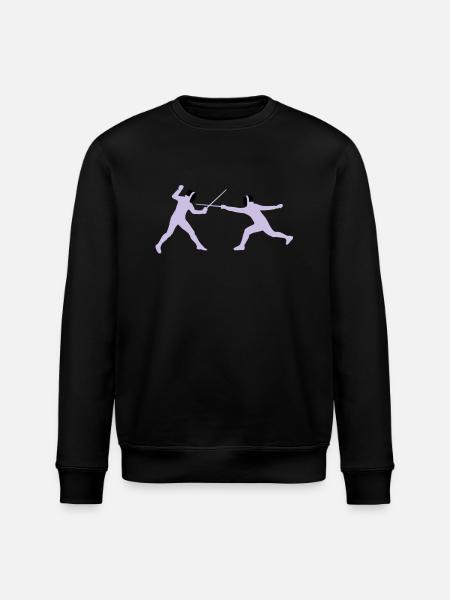 fechter_2c - Stanley/Stella ROLLER Unisex Organic Sweatshirt - black
