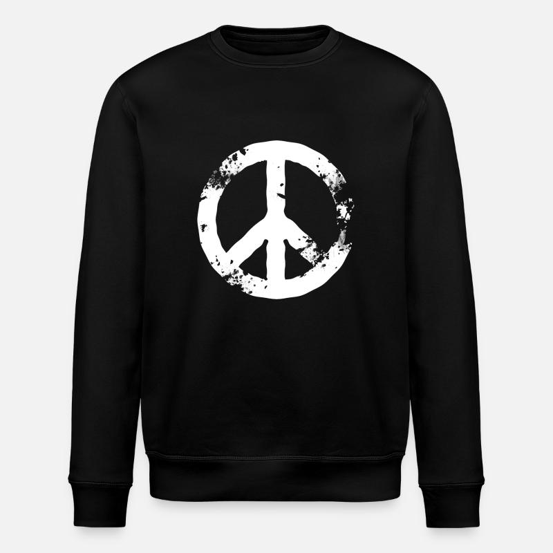 Peace - Stanley/Stella Unisex Bio-Sweatshirt ROLLER - Schwarz