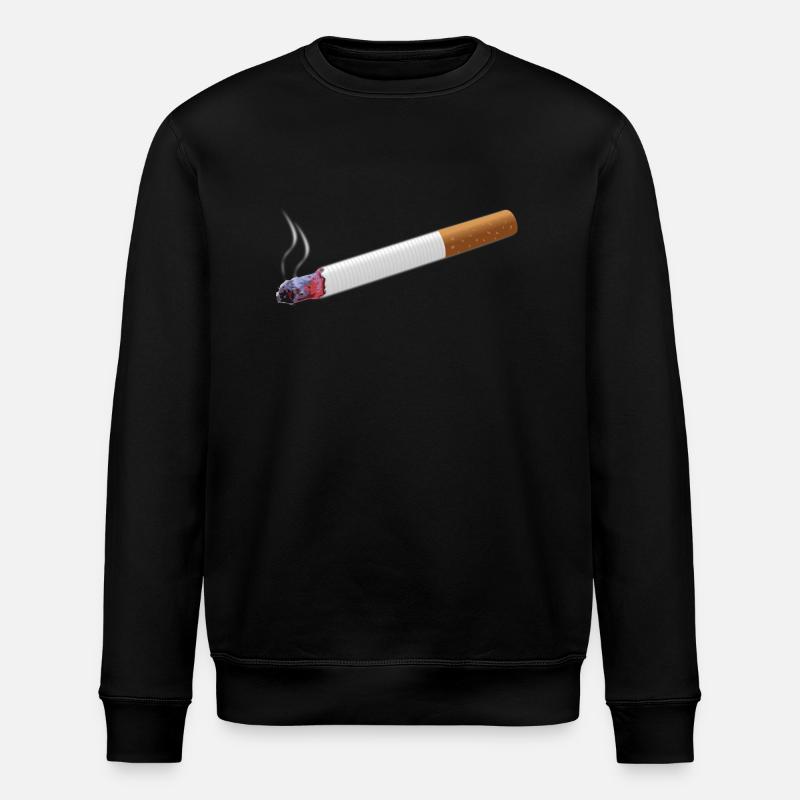 Cigarette - Stanley/Stella ROLLER Unisex Organic Sweatshirt - black
