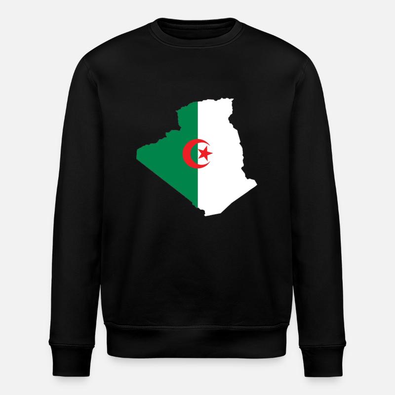 Algerien - Stanley/Stella Unisex Bio-Sweatshirt ROLLER - Schwarz