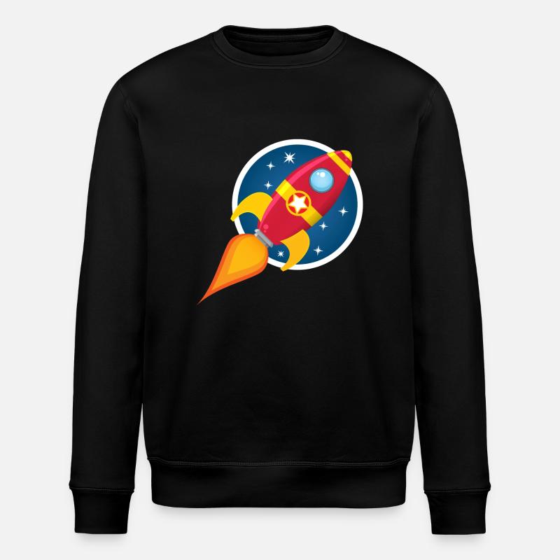 Sterne-Schiff - Stanley/Stella Unisex Bio-Sweatshirt ROLLER - Schwarz