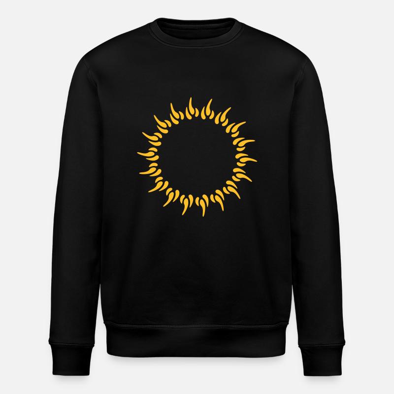 Sonne, Sommer, Frühling - Stanley/Stella Unisex Bio-Sweatshirt ROLLER - Schwarz