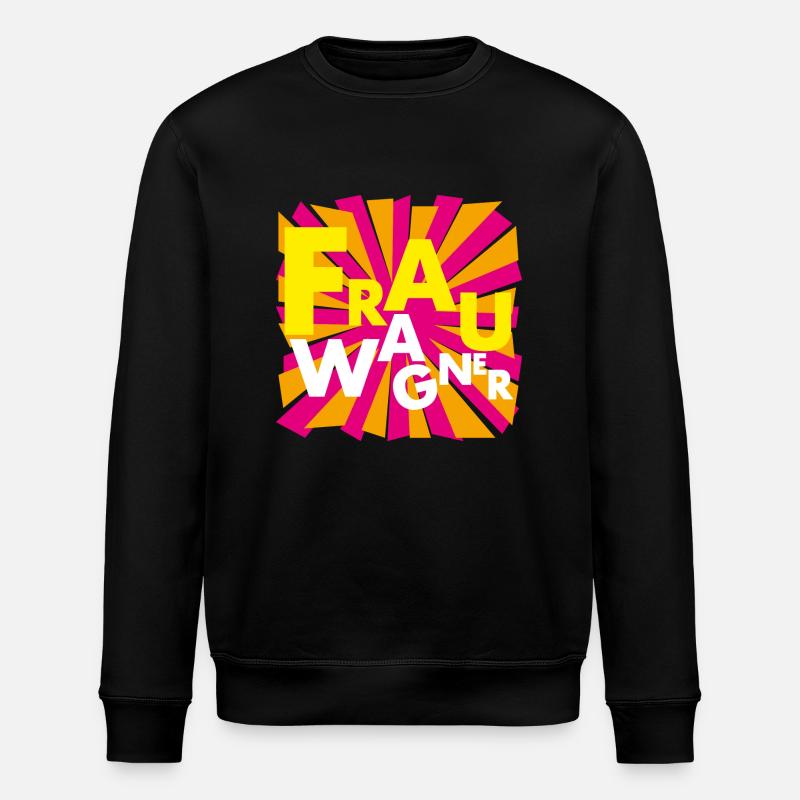 Frau Wagner - Stanley/Stella Unisex Bio-Sweatshirt ROLLER - Schwarz