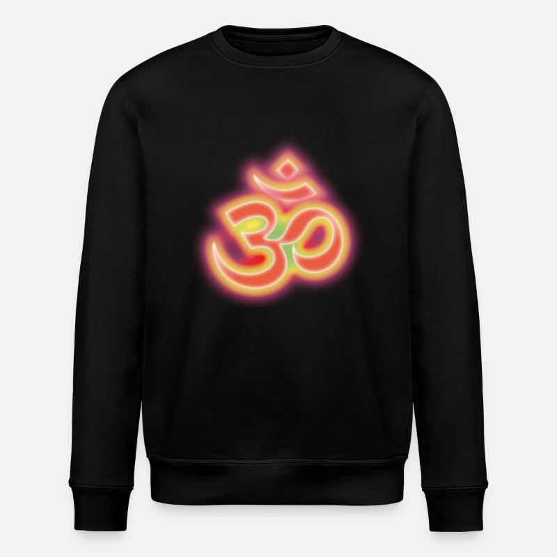 aum_om_inline_alegria1a - Stanley/Stella Unisex Bio-Sweatshirt ROLLER - Schwarz