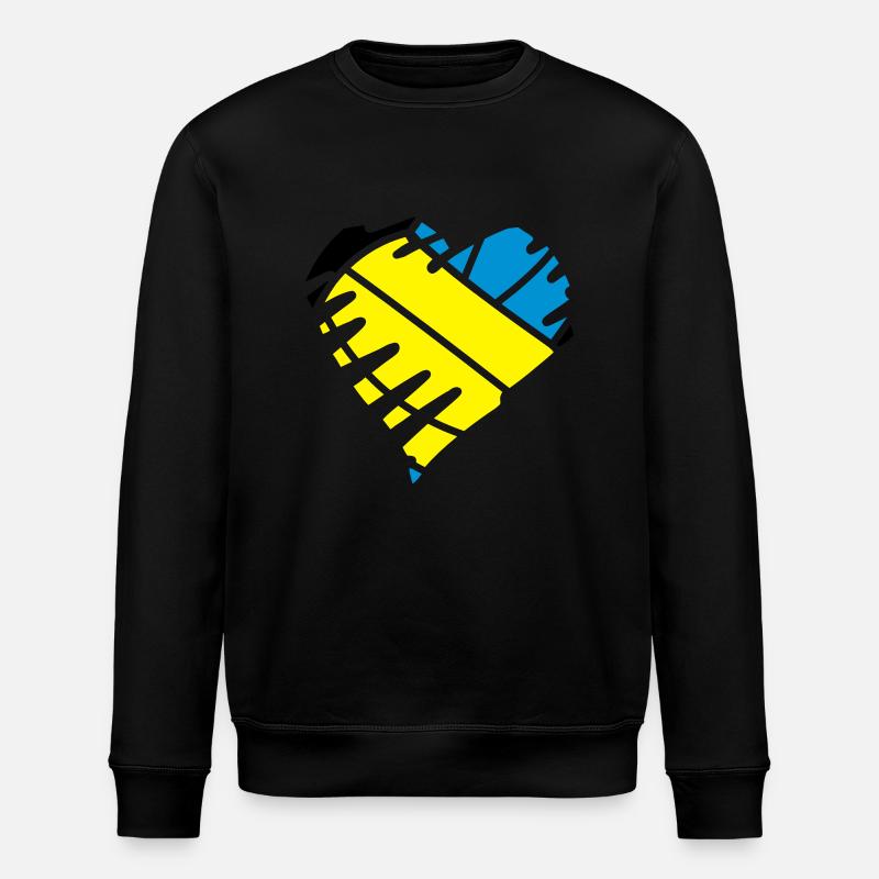 Beachvolley Love - Stanley/Stella Unisex Bio-Sweatshirt ROLLER - Schwarz