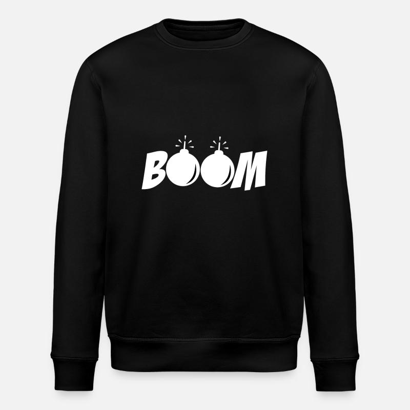 boom - Sweat bio ROLLER Stanley/Stella Unisexe - noir